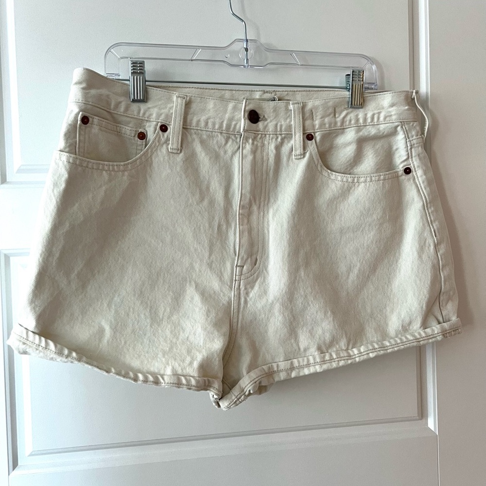 Madewell Mom Jean Shorts